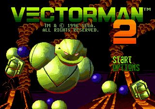 Vectorman 2 (USA) Title Screen